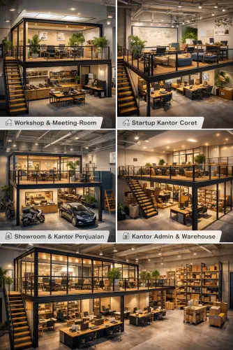 Mezzanine Ruang Kantor di Pejaten Timur